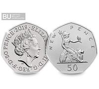 Fev's - Britannia 1969 50p ***REISSUED By ROYAL MINT*** (Not copy coin) 25th March 2019 in Brilliant Uncirculated Condition