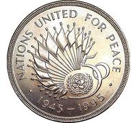 Fev's OFFICIAL £2 Coins *** United Nations *** (1995) Choose ALMOST UNCIRCULATED (New) or LIGHTLY CIRCULATED (Collectable)
