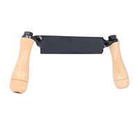 Fewb Straight Draw Knife, 8'' 10'' Draw Shave Knife Woodworking Debarking Hand Tool, Ergonomic Wooden Handle Drawknife Wood Carving Tools for Log Wood Fence Post(10in)