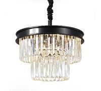FEWDSCA Ceilingp, Ceililight Modern K9 Crystal Round Slightisemi-Fmount