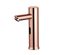 FEWDSCA Faucets,Basin Tap Touchless Sink Faucet Rose Bathroom Sink Taps Automatic Basin Mixer Taps/Hot and Cold Water/Middle