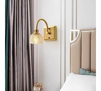 FEWDSCA Light Fixture Bathroom Sconce Lightifixture, Modern Makeup Mirror Frontp with Glass Shade, E14 Bath Vanity Wallps/D/1