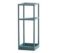 FEWDSCA Metal Umbrella Stand Entryway Modern Indoor Outdoor Decor Umbrella Racks Non Slip Storage Stands Industrial Organizer/Blue
