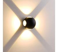 FEWDSCA Modern Ball Swall Mount Light Led Warm Light Wallp Pc Lens Transmitsiform Light up and Down Light The Front Door of Corridor