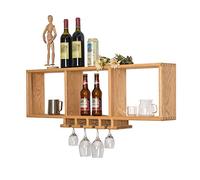 FEWDSCA Simple Wine Rack Wall Hangiwine Cabinet Display Stand Restaurant Modern Bottle Rack Wine Glass Rack/a