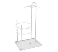 FEWDSCA Umbrella Umbrella Stand Metal Umbrella Stand Umbrella Racks Stored 6 Umbrellasework Umbrella Canes Walkisticks Umbrellas Umbrella Rack/Wit/33 * 25 * 60Cm