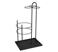 FEWDSCA Umbrella Umbrella Stand Metal Umbrella Stand Umbrella Racks Stored 6 Umbrellasework Umbrella Canes Walkisticks Umbrellas Umbrella Rack/Black/33 * 25 * 60Cm