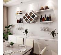 FEWDSCA Wine Rack Modern Simple Wine Cooler Hangired Wine Glass Rack Upside Down Wall Shelf/a