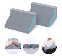 Fewener 2 Pack Small Wedge Pillow for Sleeping, Wedges & Body Positioners, Back Pillow for Side Sleeper & Back Pain Relief & Bed Sores