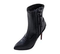 FewNvWa 1:6 Short Boots with High Heels, Red Base, for Role-Playing, Decorative, Trendy, for Dressing Up