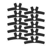 FewNvWa 10x Pre Cut Tape for Shoulder Support Athleti Accessories Wrap for Ankle Knee Gym, Black