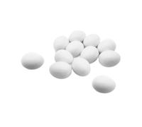 FewNvWa 12x Solid Plastic Pigeon Eggs Hatching Homing Pigeon White Simulation Eggs