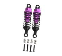 FewNvWa 2 Metal Shock Absorbers for Remote Controlled Cars, Hydraulic Replacement Parts, Various RC Models, And Adjustable, Violet