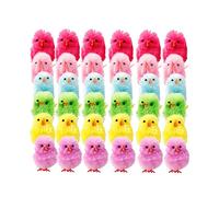 FewNvWa 36 Mini Chicks in Assorted Colors, Small, Cute Chicks