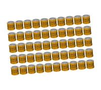 FewNvWa 50x 2024 Aluminium Pigeon Leg Rings, Numbered 8mm Dove Foot Bands Identification for Bantam Finches, Poultries, Lovebirds, Orange, 0.8cm
