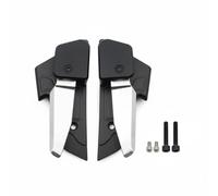 FewNvWa Aluminum Foot Pedal Motorcycle Footpeg Passenger Footrest Peg Replacement Foldable Quick Release Aluminum Alloy Comfort Install Hardware included, Silver