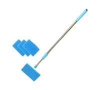 FewNvWa Aquarium Cleaning Brush As A Cleaning Tool And Tank Brush with Glass And Algae Sponge for Hard-to-reach Corners for Clear Visibility, Square 3 head