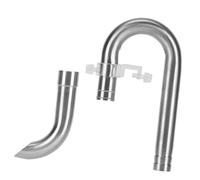 FewNvWa Aquatic Lily Tube Set Stainless Steel Connector Aquarium Outlet Pipe Adjustable Plant Tank for Living Room Decoration Gift Ideas Hei, 16 Outlet