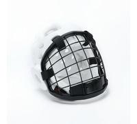 FewNvWa Arts Face Fighting Helmet Cage Thick Padding Strong Closure Breathable Protection Suitable for Taekwondo Sparring Karate Kendo Fencing Exercise, White, S