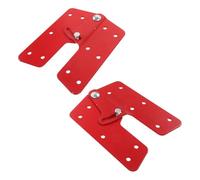 FewNvWa Attic Stair Hinge, Herringbone Pattern, Pull Rod Accessories, Metal Fittings, Compact, for Pull-Down Stair Systems, 2pcs
