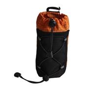FewNvWa Backpack with Bottle Holder And Shoulder Strap, Made of Nylon And PVC, Portable, with Additional Pockets, Ideal for Hiking And Running, Orange