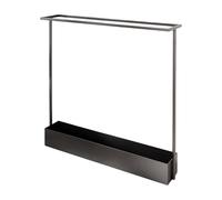 FewNvWa Badminton Racket Storage Rack: A Floor-standing Organizer for Tennis And Badminton Rackets. Metal Frame with Storage Space for Accessories, black