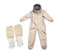 FewNvWa Beekeeper Suit Beekeeping Suit Full Body Jumpsuit With Attached Mesh Hood Breathable Movement Friendly Fit, style to 3, XL 170-178cm
