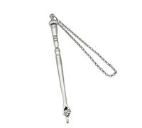 FewNvWa Bible Pointer Hand Pointer Finger Pointer Zinc Alloy Decorative Chain for Torah Weddings Everyday Life at Home, Silver Onion Head