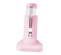 FewNvWa Bird Drinker And Water Bottle for Hamsters And Squirrels with Easy Access, with Base Pink