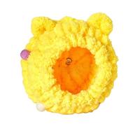 FewNvWa Bird Nest Bed Breeding Nest Sleeping Place Birdhouse Cage Accessory Made From Cozy Yarn for A Warm Home for Budgies And Canaries, Yellow