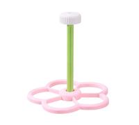 FewNvWa Bird Perch, Parrot Perch, Interactive Windmill Game, Rotating Construction Made of Smooth PP And Stainless Steel with Screw Fastening for Little Dads, Pink