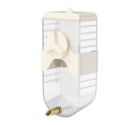 FewNvWa Bird Water Container for Small Animals, 350ml Drinker for Parakeets And Rabbits, beige