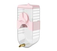FewNvWa Bird Water Container for Small Animals, 350ml Drinker for Parakeets And Rabbits, pink