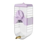 FewNvWa Bird Water Container for Small Animals, 350ml Drinker for Parakeets And Rabbits, purple