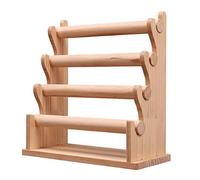 FewNvWa Bracelet Holder As an Display Multi-Tier Jewelry Stand for Bracelets and Necklaces with Smooth Wooden Surface for Dressing Room and, 4 Layer