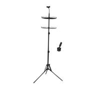 FewNvWa Braiding Hair Rack Organizer Versatile Spacious Adjustable Display High with Hooks Holder, Double Use