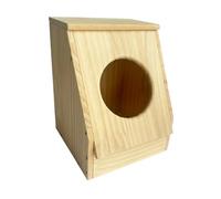 FewNvWa Bunny Hay Feeder Wooden Grass Holder