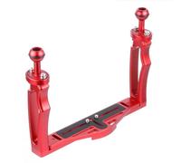FewNvWa Camera Support Bracket Diving Camera Tray Underwater Mount with Aluminum Alloy Frame Suitable for Diving Coral Videography, Red