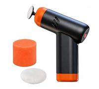 FewNvWa Car Polishing Machine Buffer Polisher Sander Kit with Foam Pad Sanding Disc Microfiber Cloth Smooth Power Button for Auto Paint Repair Tasks