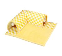 FewNvWa Cat Cave And Sleeping Place, Play Tube for Animals, XL yellow