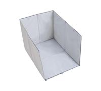 FewNvWa Cat Litter Box Enclosure, Foldable, with Removable Mat, Open Top, with High Sides