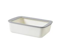 FewNvWa Cat Litter Box, Portable Pet Sand Tray, Cat Toilet for Various Types of Cat Litter, White