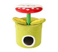 FewNvWa Cat Scratching Post Wear Resistant Hut Pets Supplies Cat Tree Toy