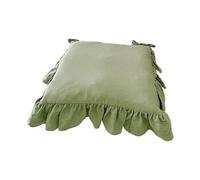 FewNvWa Chair Cushion Chair Pad Seat Cushion Upholstery Pad with Removable Cover and Ties for Firm Hold for A Decoration in European, Green