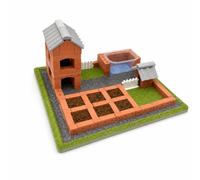 FewNvWa Children Building Blocks Masonry Craft Kit Authentic Miniature Tiles Hands-On DIY Clay Construction Learning Tool Suitable For Children’s Activities Learning, Sunny Farm