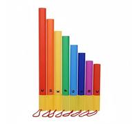FewNvWa Children Rainbow Sound Tubes Percussion Instrument Collaborative Note Recognition Musical Timing Suitable for Young Children Classroom Home Activities