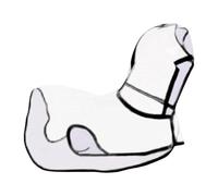 FewNvWa Clear Dog Rain Jacket with Hood, Waterproof Apparel for Various Sizes, XS