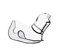 FewNvWa Clear Dog Rain Jacket with Hood, Waterproof Apparel for Various Sizes, XXL