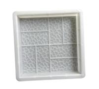 FewNvWa Concrete Brick Casting Square Paving Pavement Walkway Stepping Stone Paver Form Garden Paving Casting PP Material Reusable Suitable for, A