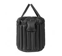 FewNvWa Cooker Insulation Cover Cylinder Shape Padded Cooker Carrier Bag with Zipper Opening Outer Pocket Cotton Nylon Insulated Design Suitable for Transportation, Black, 26